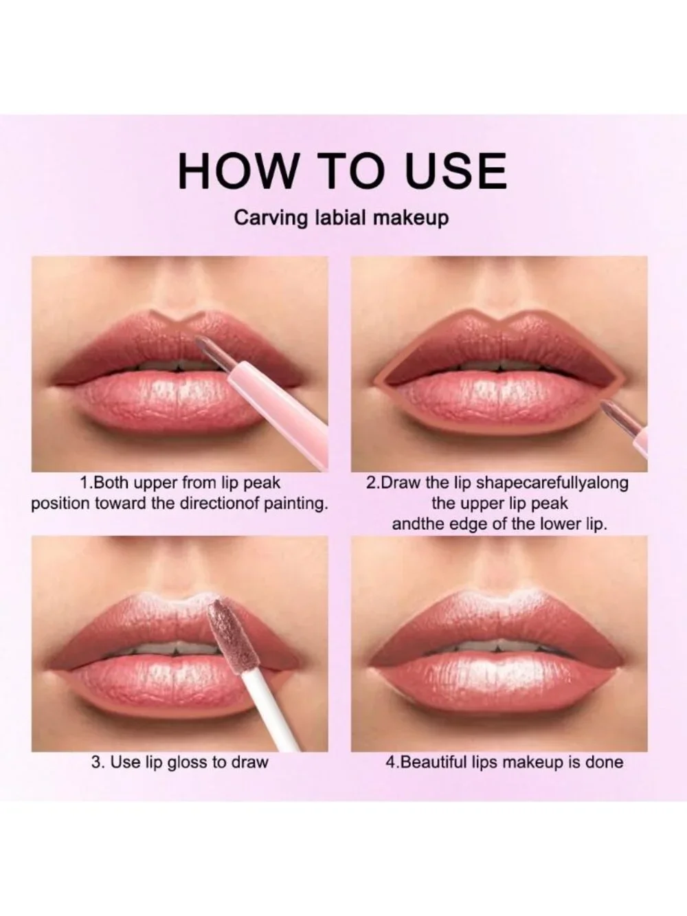 Womens 14# Bronze Gold-Metallic Glitter Liquid Lipstick lippies Lip Gloss